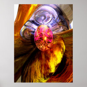 The Pleasure Palace abstract Poster