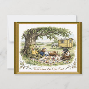 The Pleasures of the Open Road Wind in the Willows Card