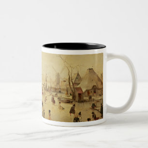 The Pleasures of Winter Two-Tone Coffee Mug