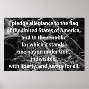The Pledge of Allegiance Poster