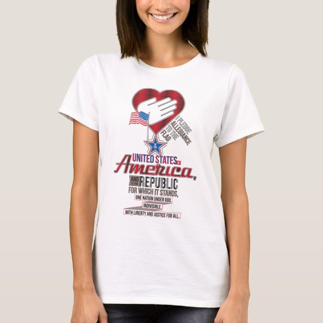 The Pledge of Allegiance T-Shirt (Front)