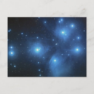 The Pleiades's star cluster aka The 7 Sisters Postcard