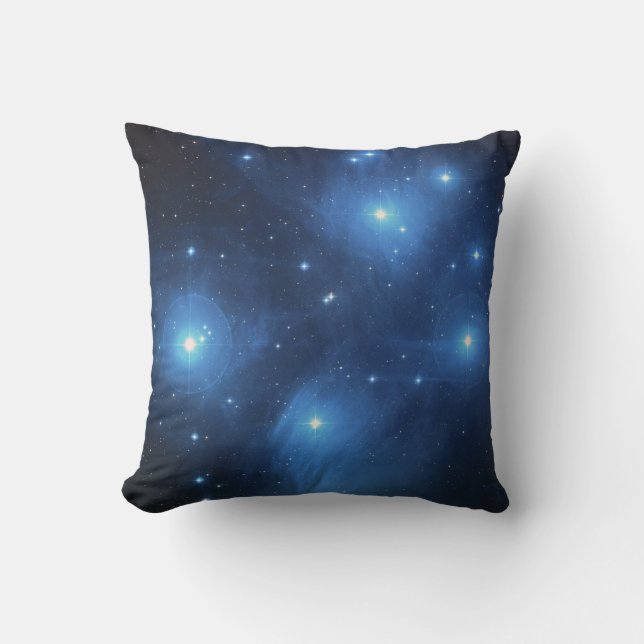 The Pleiades's star cluster aka The 7 sisters Throw Pillow (Front)