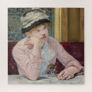 The Plum by Manet Impressionist Painting Jigsaw Puzzle