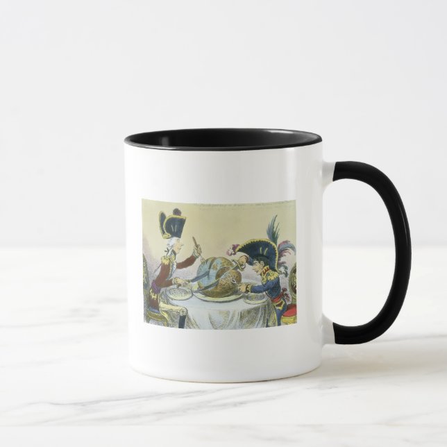 The Plum Pudding in Danger, 1805 Mug (Right)