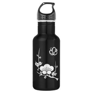 The plum-tree is in the middle of the shade 532 ml water bottle