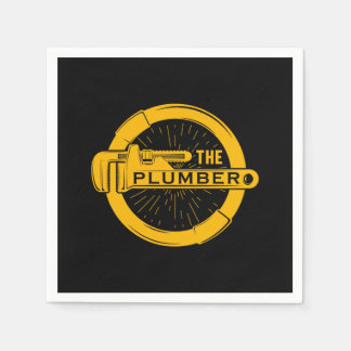 The Plumber Plumbing Pipe Craft Profession Gift Napkin