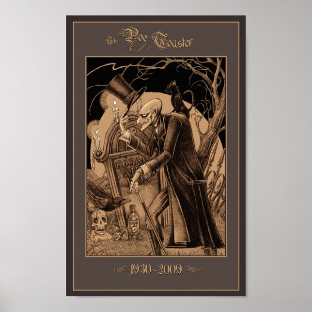The Poe Toaster Poster (Front)
