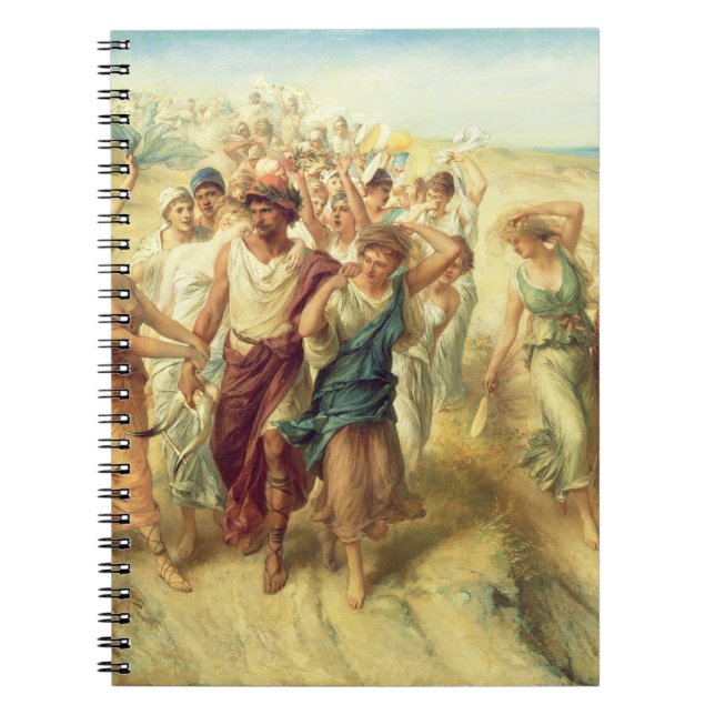 The Poet Anacreon (570-485 BC) with his Muses, 189 Notebook (Front)