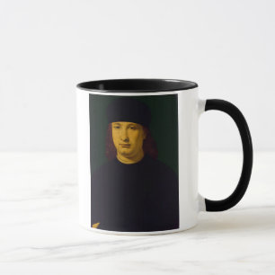 The Poet Casio, c.1495-1500 (oil on panel) Mug