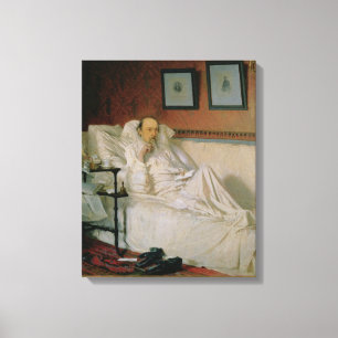 The Poet Nikolay Alekseyevich Nekrasov Canvas Print