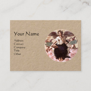 THE POETRY Allegory Fresco by Raffaello Sanzio Business Card