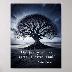 The poetry of the earth is never dead- John Keats Poster