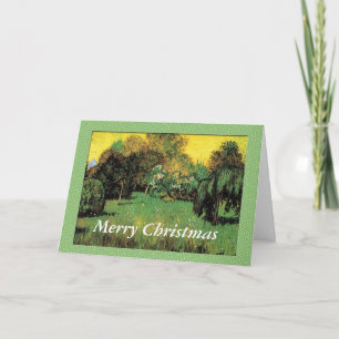 The Poet's Garden by Vincent van Gogh. Holiday Card
