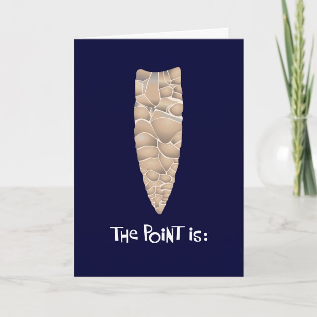 The Point Is: Happy Birthday Card (Front)