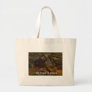 the point of attack large tote bag