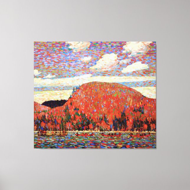 The Pointers, fine art painting by Tom Thomson Canvas Print (Front)