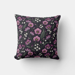 The Poison Garden Throw Pillow