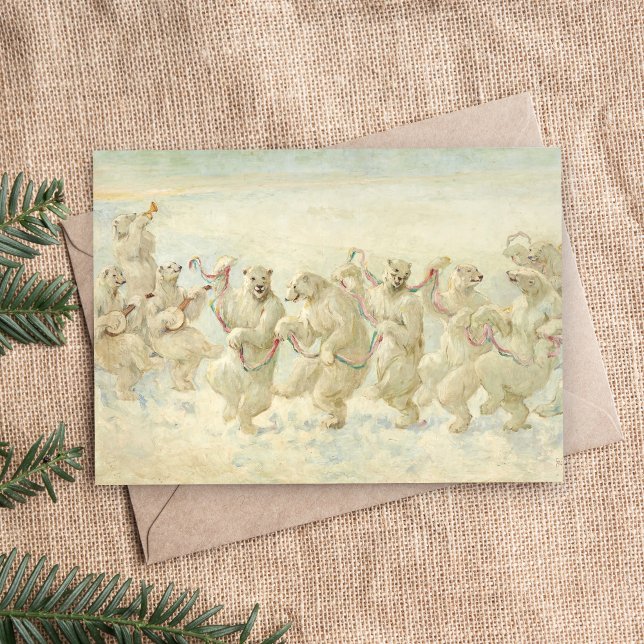 The Polar Bear Dance | Frederick Stuart Church Card (Creator Uploaded)
