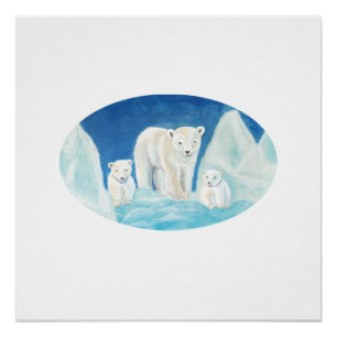 The Polar Bear Family & Me Poster