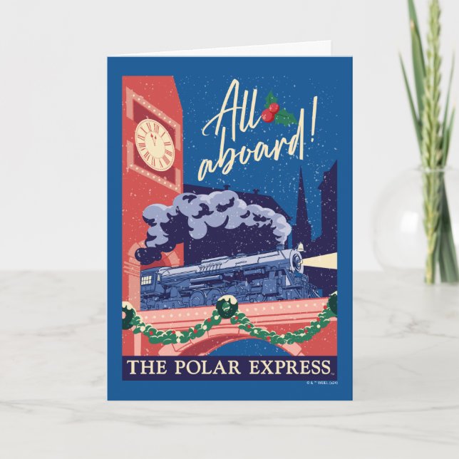 The Polar Express - All Aboard! Holiday Card (Front)