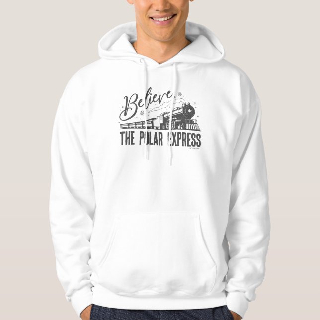 The Polar Express - Believe | Vintage Graphic Hoodie (Front)