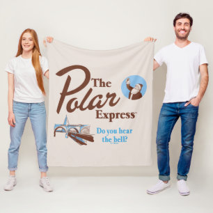 The Polar Express "Do You Hear The Bell" Retro Fleece Blanket