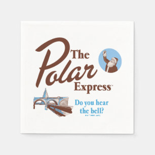 The Polar Express "Do You Hear The Bell" Retro Napkin