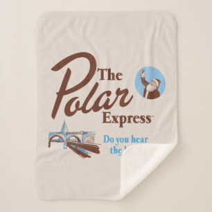 The Polar Express "Do You Hear The Bell" Retro Sherpa Blanket
