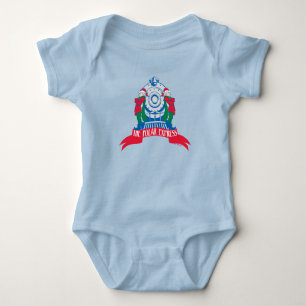 The Polar Express Elves Standing By Train Baby Bodysuit