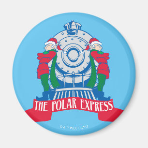 The Polar Express   Elves Standing By Train Magnet
