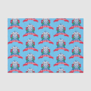 The Polar Express   Elves Standing By Train Tissue Paper