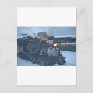 The Polar Express Engine Postcard