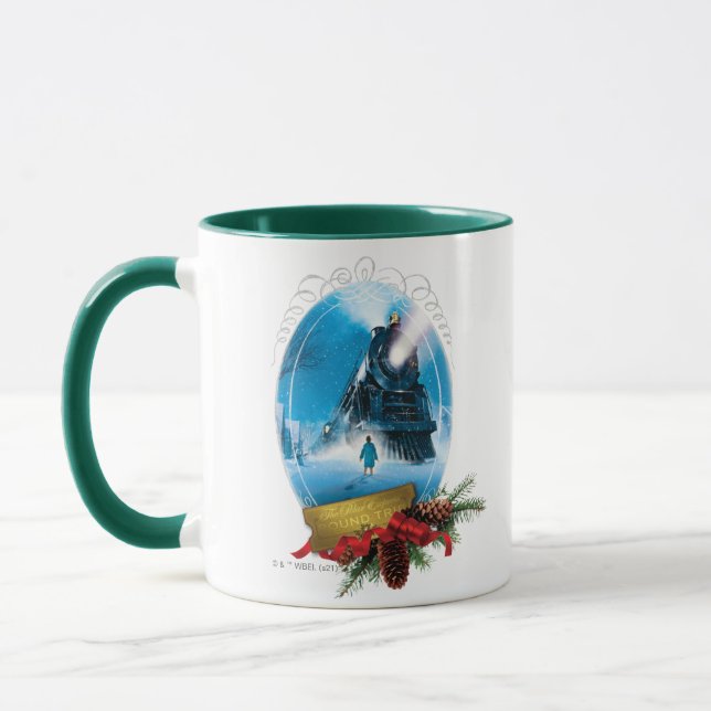The Polar Express | Holiday Framed Train Arrival Mug (Left)