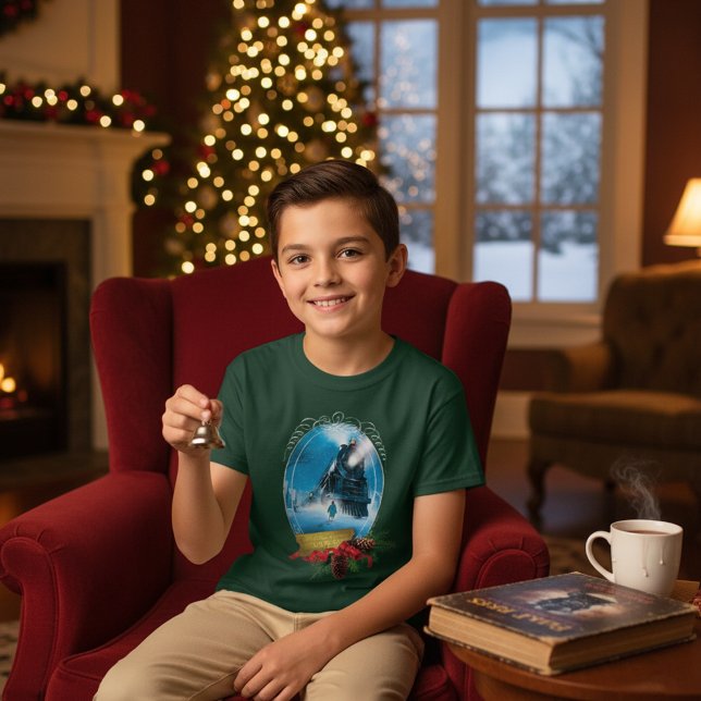 The Polar Express | Holiday Framed Train Arrival T-Shirt (Creator Uploaded)