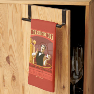 The Polar Express Hot Chocolate Vintage Art Kitchen Towel