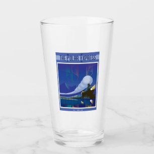 The Polar Express   Northern Lights Vintage Travel Glass