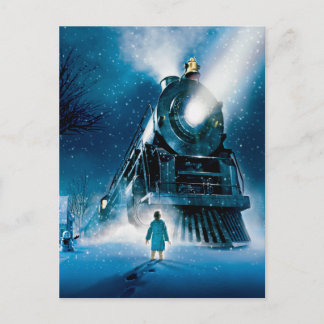The Polar Express Pajama Postcard