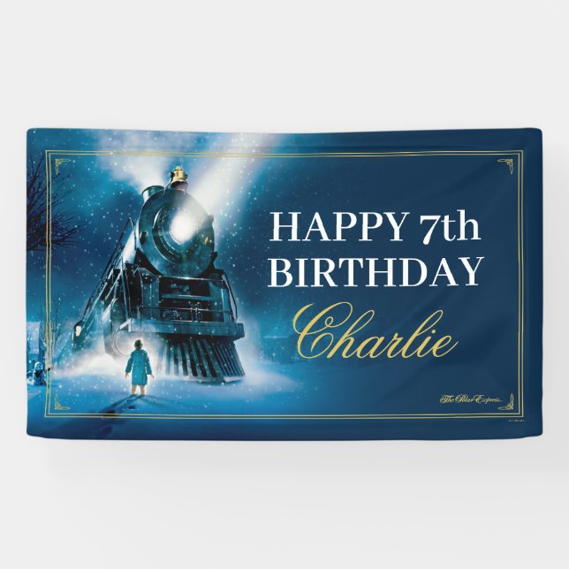 The Polar Express Pajama Slumber Party Banner (Horizontal)
