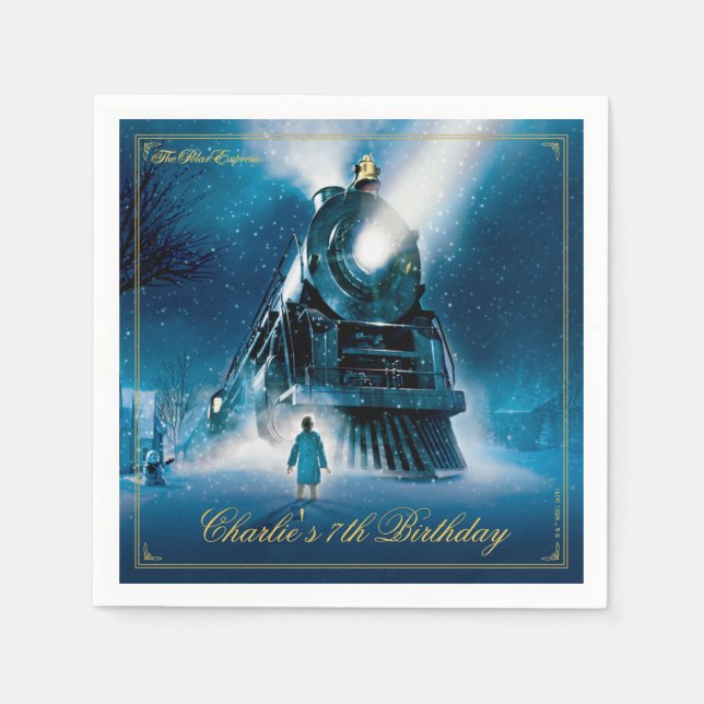 The Polar Express Pajama Slumber Party Napkin (Front)