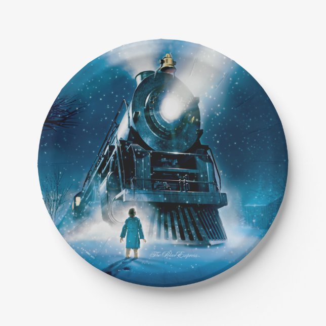 The Polar Express Pajama Slumber Party Paper Plate (Front)