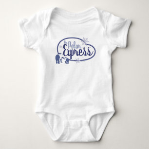 The Polar Express Polar Bears Retro Graphic Baby Bodysuit