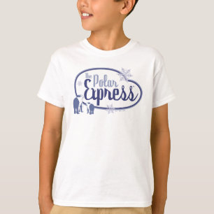 The Polar Express Polar Bears Retro Graphic T-Shirt