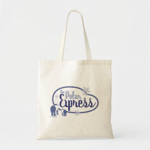 The Polar Express Polar Bears Retro Graphic Tote Bag
