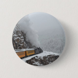 The Polar Express Rounds the Bend 2 Inch Round Button