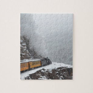 The Polar Express Rounds the Bend Jigsaw Puzzle
