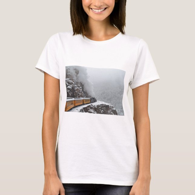 The Polar Express Rounds the Bend T-Shirt (Front)