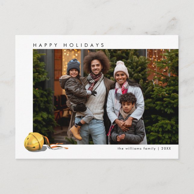 The Polar Express Sleigh Bell | Photo Holiday Postcard (Front)