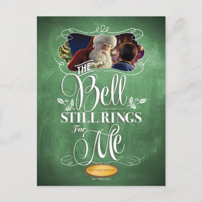 The Polar Express | "The Bell Still Rings For Me" Holiday Postcard (Front)