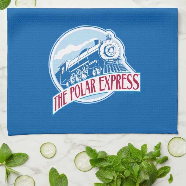 The Polar Express | Train Badge Kitchen Towel (Folded)